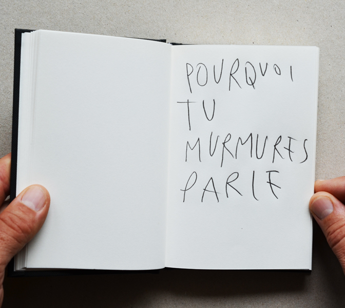 Mon Ange-12, livre d'artiste, édition d'artiste, copies manuscrites, embossage et graphite sur papier, 2008/in progress, Emmanuel ARAGON