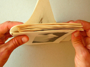 J'aurais dû être encore plus sauvage, livre d'artiste (projet inédit), maquette jet d'encre sur papier emballage pour typo et offset, 2007, Emmanuel ARAGON