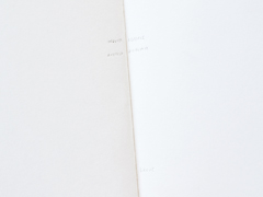 Aveugle revenir, carnet, exposition collectif 0,100 à Eponyme Galerie, 2019, Emmanuel Aragon