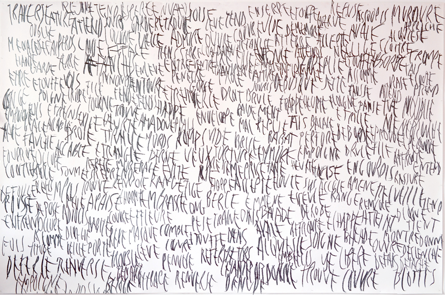 Traverse mumure blottis empoigne, Emmanuel ARAGON, dessin, 2015