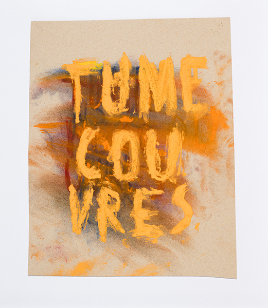 Tu m'adoucis, série, pastel sur carton, Emmanuel Aragon, Photo Gaëlle Deleflie, 2024