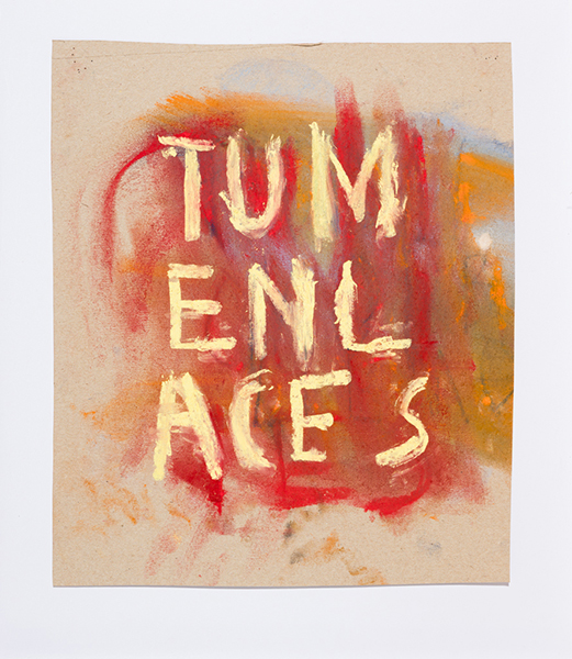 Emmanuel Aragon, Série Tu m'adoucis, pastel sur carton, 2024. Photo g Deleflie
