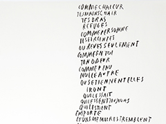 Chants pour quitter, dessin, pastel, Emmanuel Aragon, 2024