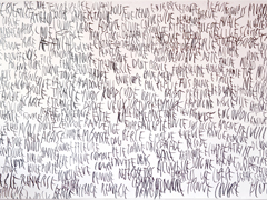 Dessin, Emmanuel Aragon, sére Envergures, 2014-15, graphite sur papier